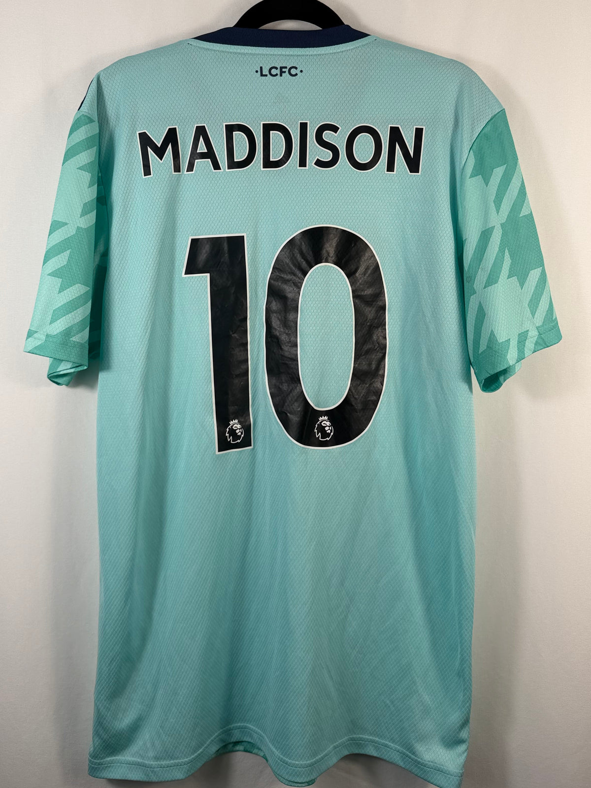 Leicester City Auswärtstrikot 2021/22 Maddison #10 - 9/10 - Größe M
